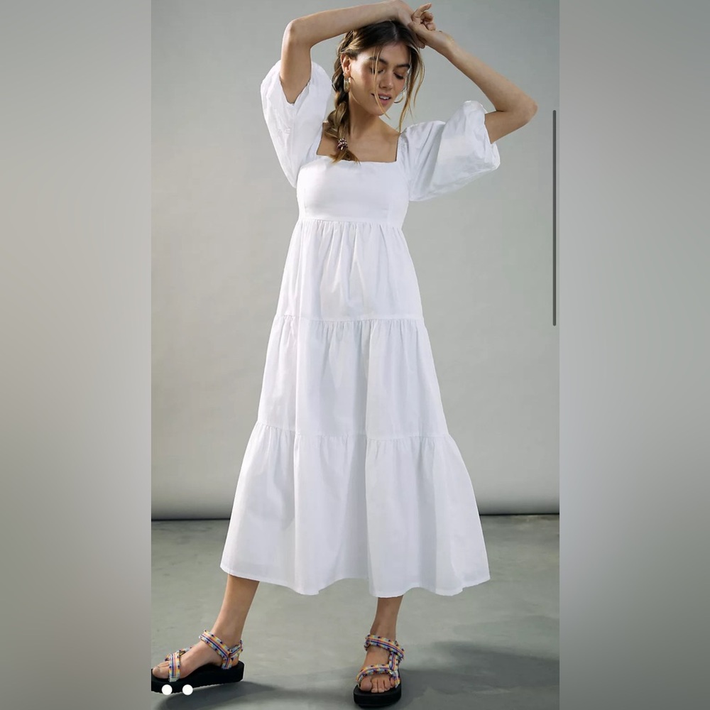 Faithfull The Brand white maxi dress